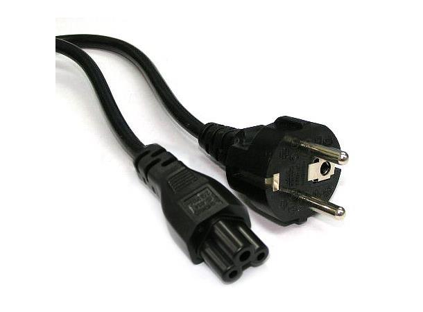 Strømkabel Schuko -  C5   3m ( Mikke Mus kabel )